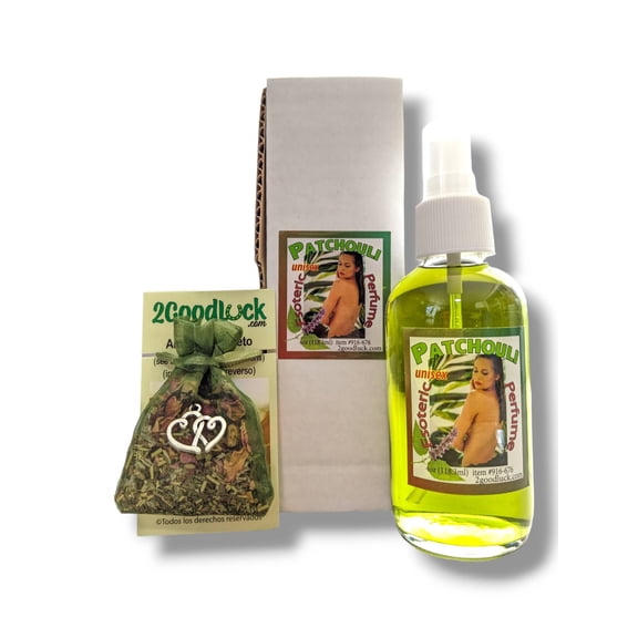 Patchouli Spiritual Unisex Perfume with Pheromones and Amulet