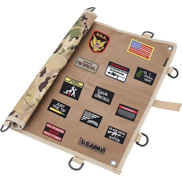 Patchs Display Board Tactical Badge Emblem Display Badge Patch Holder Military Holder Organizer