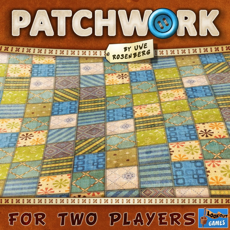 Patchwork Americana Board Game - Two-Player Quilting Strategy Game, Ages 8+, 30 Min Playtime