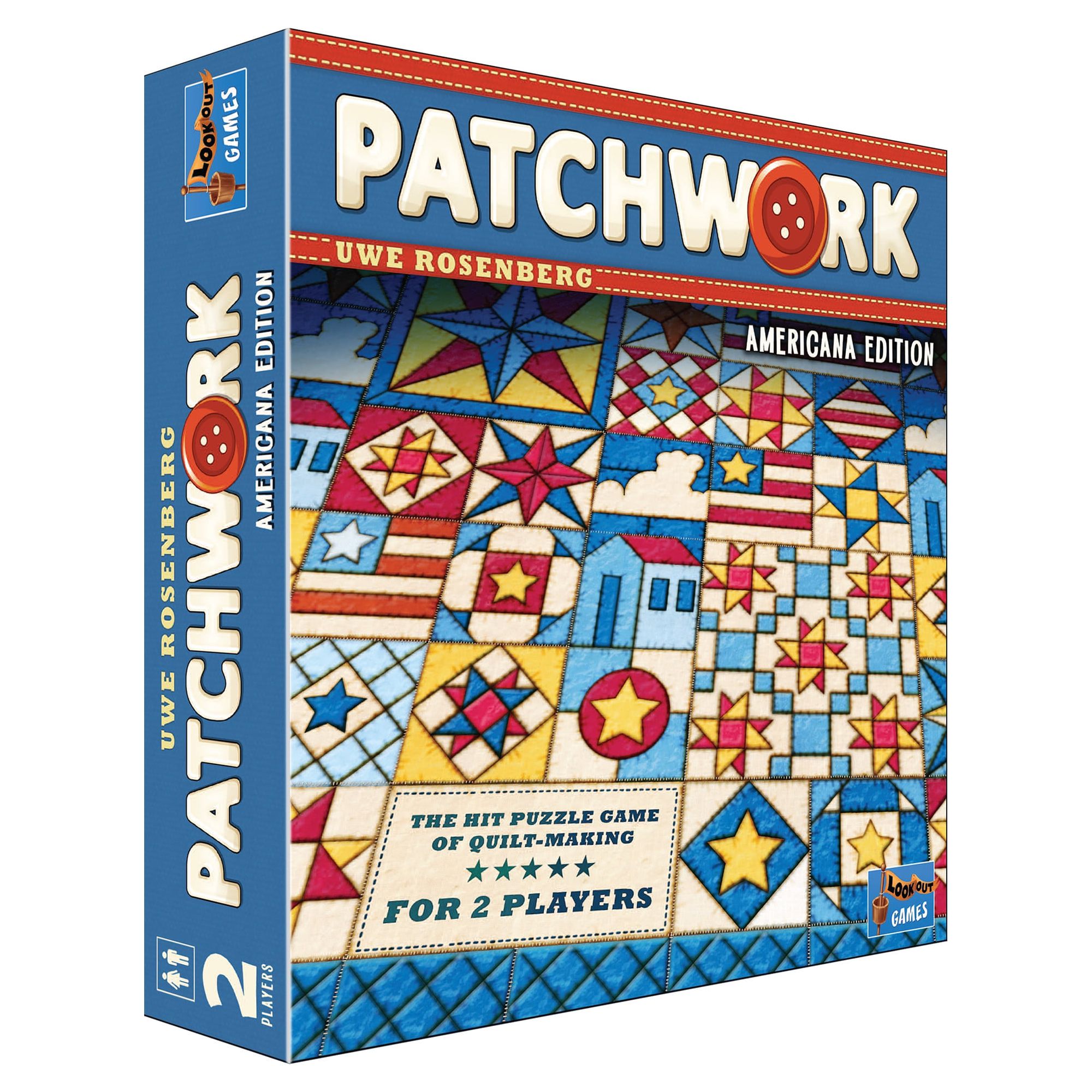 Patchwork Americana Family Board Game for Ages 8 and up, from Asmodee - image 1 of 5