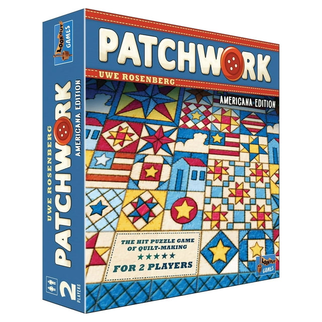 Patchwork Americana Family Board Game for Ages 8 and up, from Asmodee