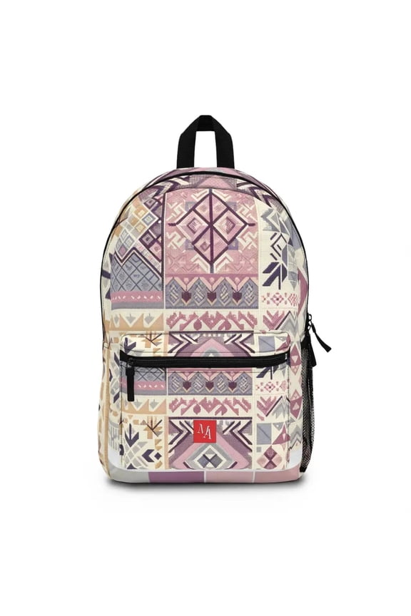 Patchwork Array in Pastel Shades - Backpack