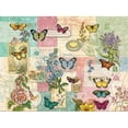 thumbnail image 1 of Patchwork Butterfly 1000 pc Jigsaw Puzzle, 1 of 1
