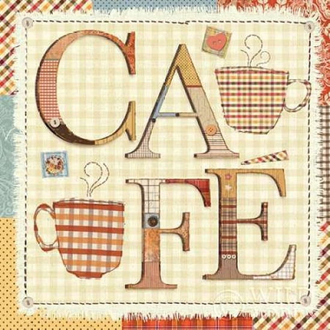 Patchwork Cafe I Canvas Art - Pela Studio (24 x 24)