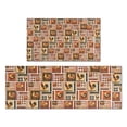 thumbnail image 1 of Patchwork Chicken Pattern Kitchen Rugs Sets Of 2,Anti Fatigue Kitchen Mat Rugs Non Slip Washable,Decorative Kitchen Floor Mats for Kitchen,Sink,Laundry,17"x30"+17"x47", 1 of 7