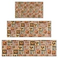 thumbnail image 1 of Patchwork Chicken Pattern Kitchen Rugs Sets Of 3,Kitchen Runner Rugs Non Skid Washable,Decorative Kitchen Floor Mats for Kitchen,Sink,Laundry,17"x30"+ 17"x47" + 17"x59", 1 of 6