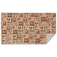 thumbnail image 1 of Patchwork Chicken Pattern Rectangle Tablecloth 60"x102",Waterproof Polyester Rectangle Table Cloth, Wipeable Spillproof Polyester Tablecloth for Dining, Camping, Indoor and Outdoor, 1 of 6