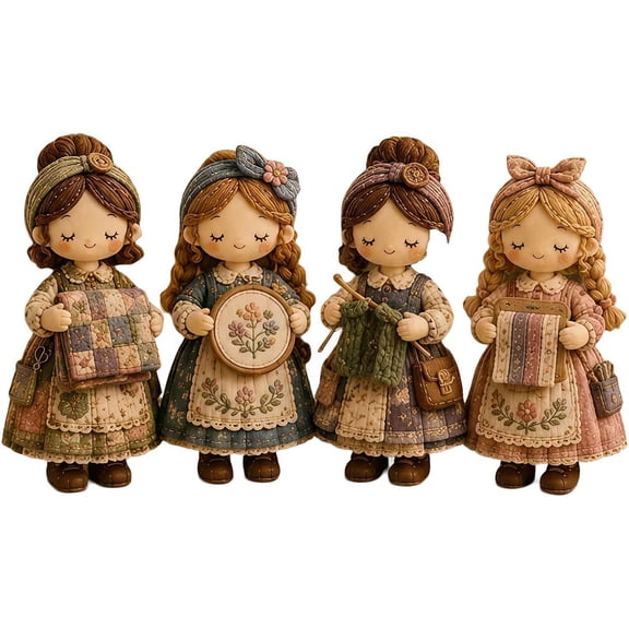 Patchwork DIY Kit Series, Tiny Worlds Collection, Creative Sewing Art Craft, Complete Handmade Kit for Beginner Crafters Home Decor Unique Gift Sets SEWING CIRCLE A13