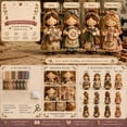 thumbnail image 1 of Patchwork Doll Diy Kit with Felt Pieces and Threads, Creative Sewing Set for Beginners, Friendship Gift for Her, 4 Pcs, 1 of 7