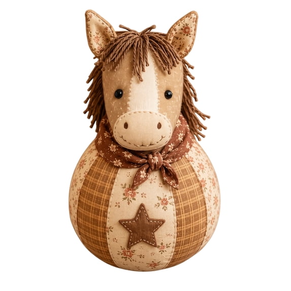 Patchwork Fabric Character Doll Sewing DIY Kit, Beginner‑Friendly Hand‑Sewing Craft for Adult Crafters
