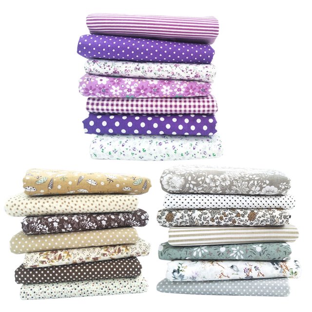 Patchwork Fabric Craft Quilt Sewing Packs Diy Quarter Fat Bundles