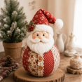 thumbnail image 1 of Patchwork Fabric Doll DIY Kit Handmade Christmas Sewing Craft Set for Seasonal Home Decoration, DIY Patchwork Fabric Character Doll Kit Creative Holiday Craft Project (santa), 1 of 7
