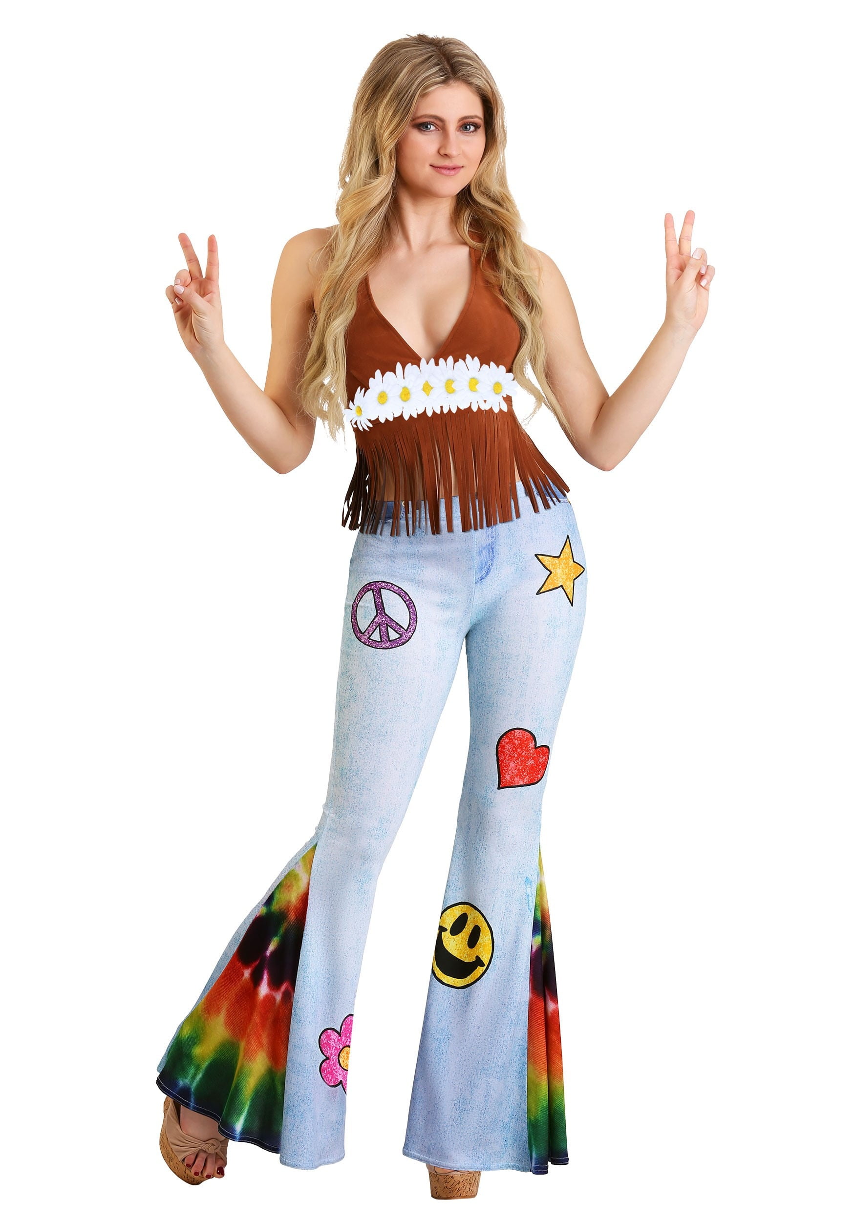 70s top hippie costume