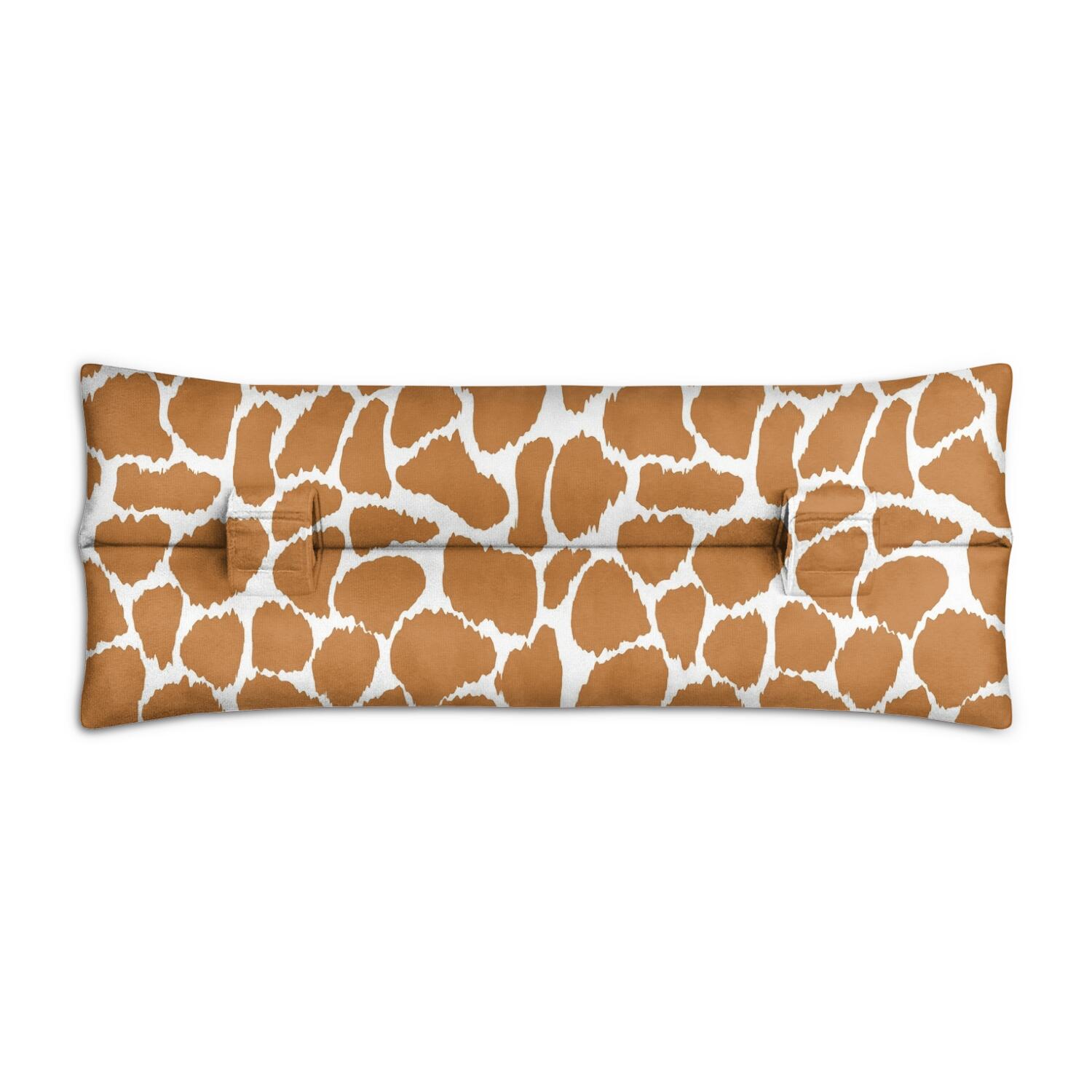Patchwork Leopard Texture Seatbelt Pillow - Reusable Comfort Pad for Post-Chest Surgery Travel