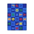 thumbnail image 1 of Joy Carpet Patchwork Letters Multi 10'9" x 13'2", 1 of 1