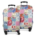 thumbnail image 1 of Patchwork Pioneer Flower Luggage Cover Fashion Suitcase Cover Baggage Covers Fit 25-28 Inch Luggage (Go Travel), 1 of 5