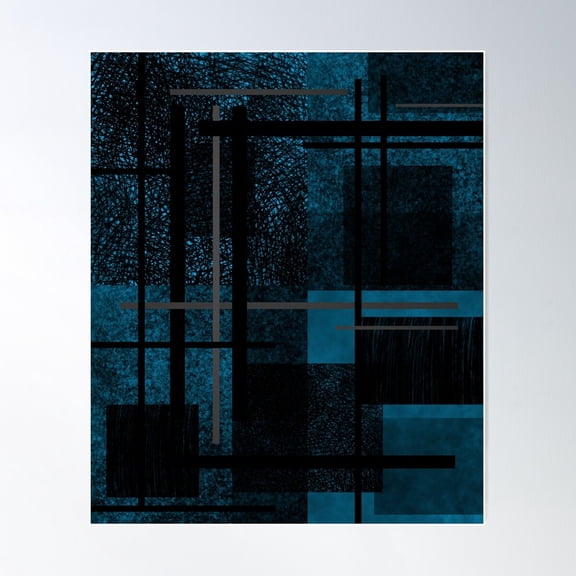 Patchwork Poster Wall Art, Modern Wall Decor For Living Room Bedroom, 24x36 UNFRAMED