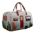 thumbnail image 1 of Patchwork Print Travel Weekender Bag Large Capacity Shoulder Duffel Tote for Women Weekend Getaway, 1 of 8