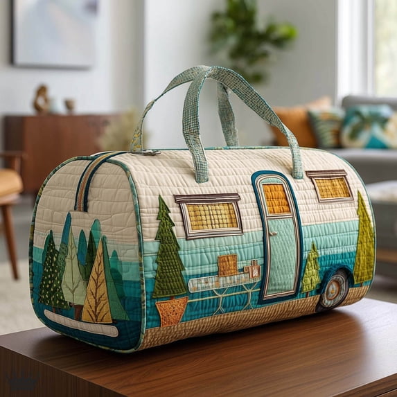 Patchwork Print Travel Weekender Bag Large Capacity Shoulder Duffel Tote for Women Weekend Getaway