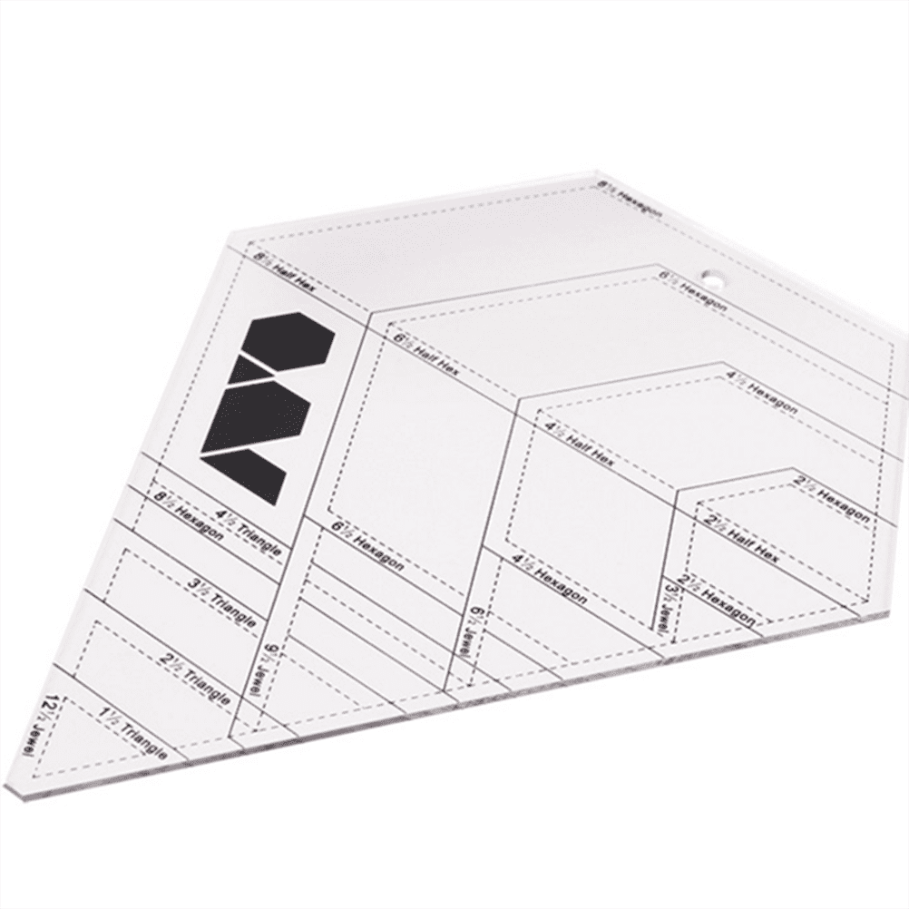 Patchwork Quilled Paper Quilting DIY Ruler Rulers Diamond Shape Sewing ...