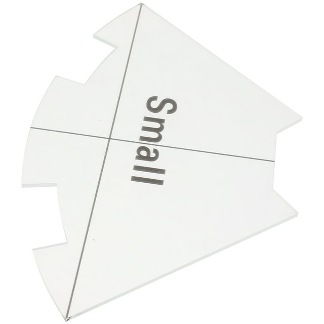 Patchwork Quilting Ruler Clear Triangle Cutting Ruler Plastic Sewing