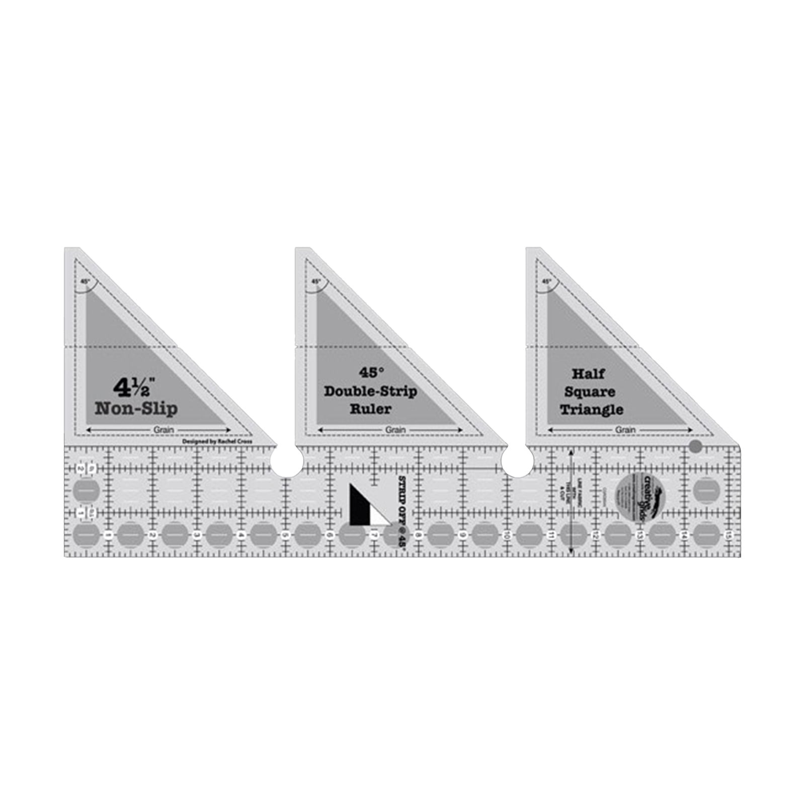 Patchwork Ruler with 90-Degree Triangle Sewing DIY Tools for Fabric ...
