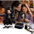 thumbnail image 1 of Patchwork Skeleton Witch Girl DIY Kit, Halloween Sewing Craft Kit for Adults and Teens, Beginner-Friendly Gothic Cute Handmade Doll Making Set, Seasonal Decor Gift (#03), 1 of 8