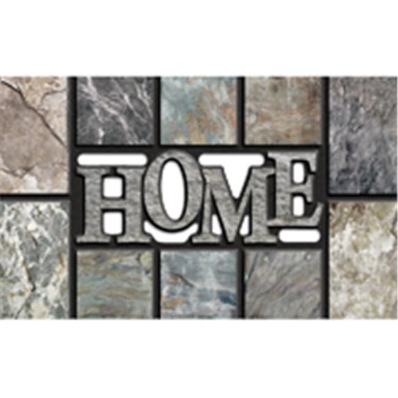 Apache Mills 2536266 18 x 30 In. Door Mat, Slate Grey