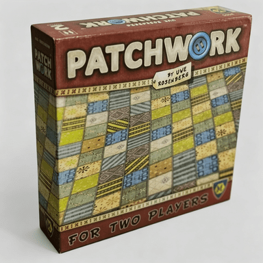 Patchwork Strategy Board Game for Two Players A 15-30 Minute Quilting Tile Drafting Game Perfect for Couples and Families