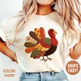 thumbnail image 1 of Patchwork Turkey Thanksgiving Shirt, Preppy Thanksgiving Gobble Shirt, Cute Turkey Thanksgiving Sweatshirt, 1 of 5