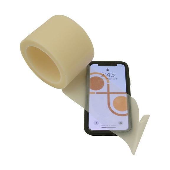 Patco 3900R Embossed Removable Protective Film Tape: 3 in x 36 yds. (Clear)