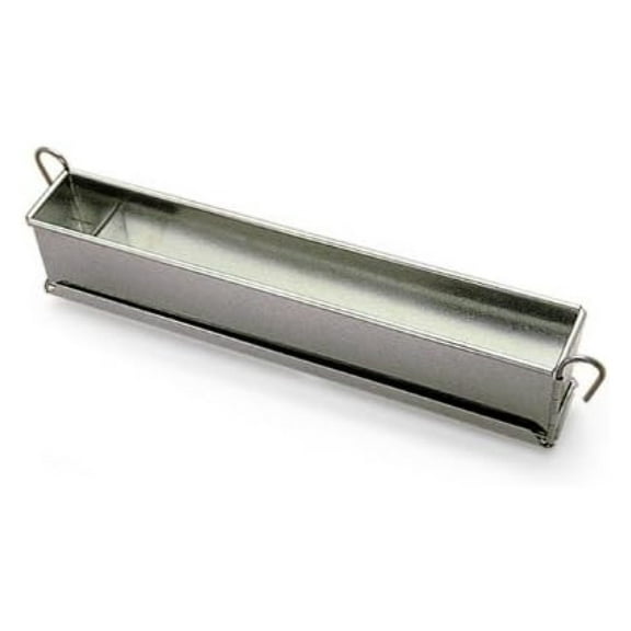 Pate Terrine Mold with Hinges - Tinned Steel 20" Long, 1.5"W x 2.38"H - French Made Professional Quality for Pt, Hors d'Oeuvres & Culinary Presentations