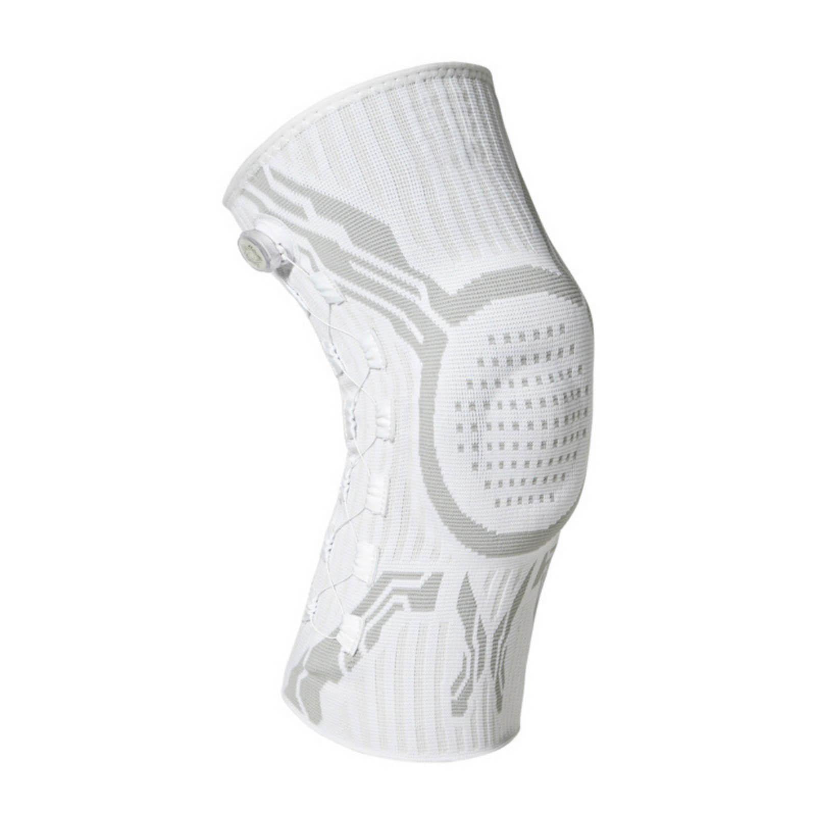 Patella Knee Brace, Knee Strap for Knee Pain, Knee Support for Running, Silicone Pad, Elastic Strap, White Xxl, 1 Pc, Basketball Training, Soccer Training, Badminton, Left Leg,