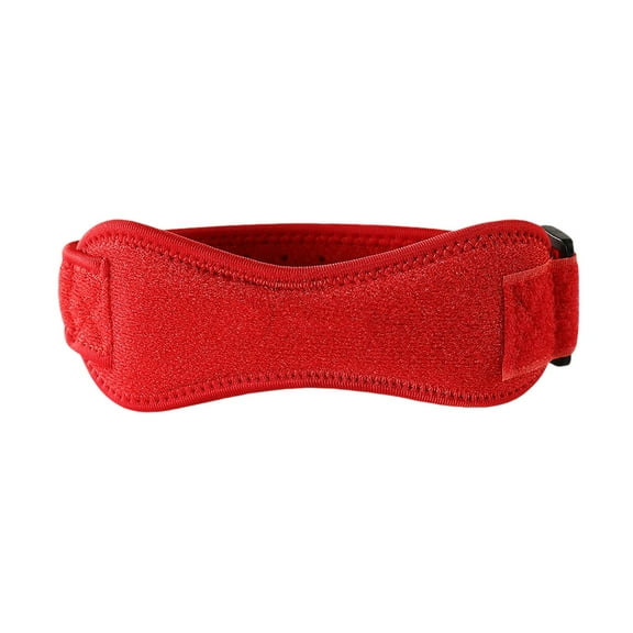 Patellar Tendon Support Strap Knee Brace for Running Hiking Basketball Sports Injury Prevention with Adjustable Strap and EVA Cushion