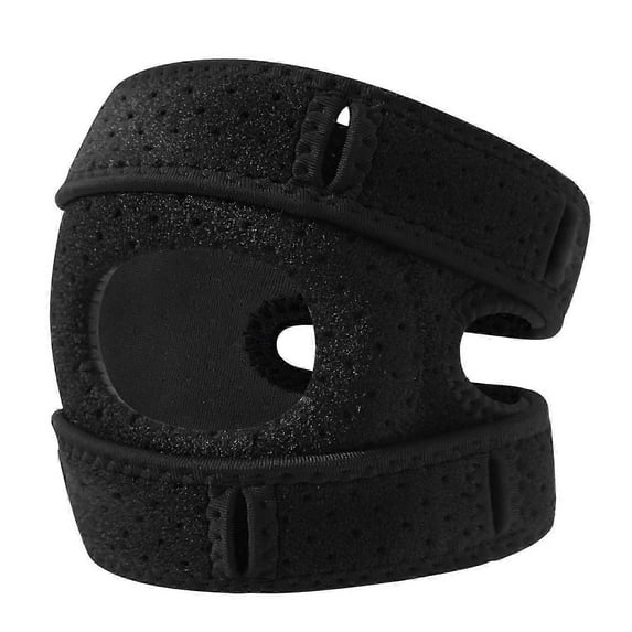 Patellar-Tendon Support Strap Knee Brace with Side Stabilizers Decompression Knee Brace for Knee Pain ReliefS MBlack