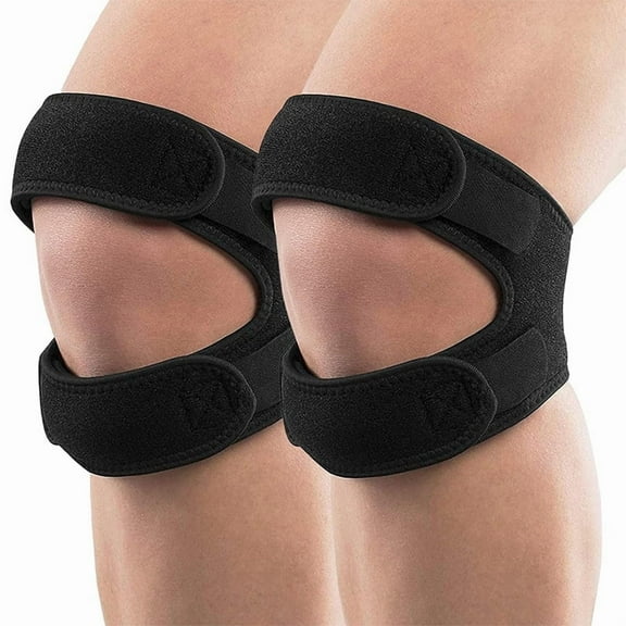 Patellar Tendon Support Strap, Knee Pain Relief Adjustable Diving material Knee Strap for Running, Arthritis, Jumper, Tennis Injury Recovery