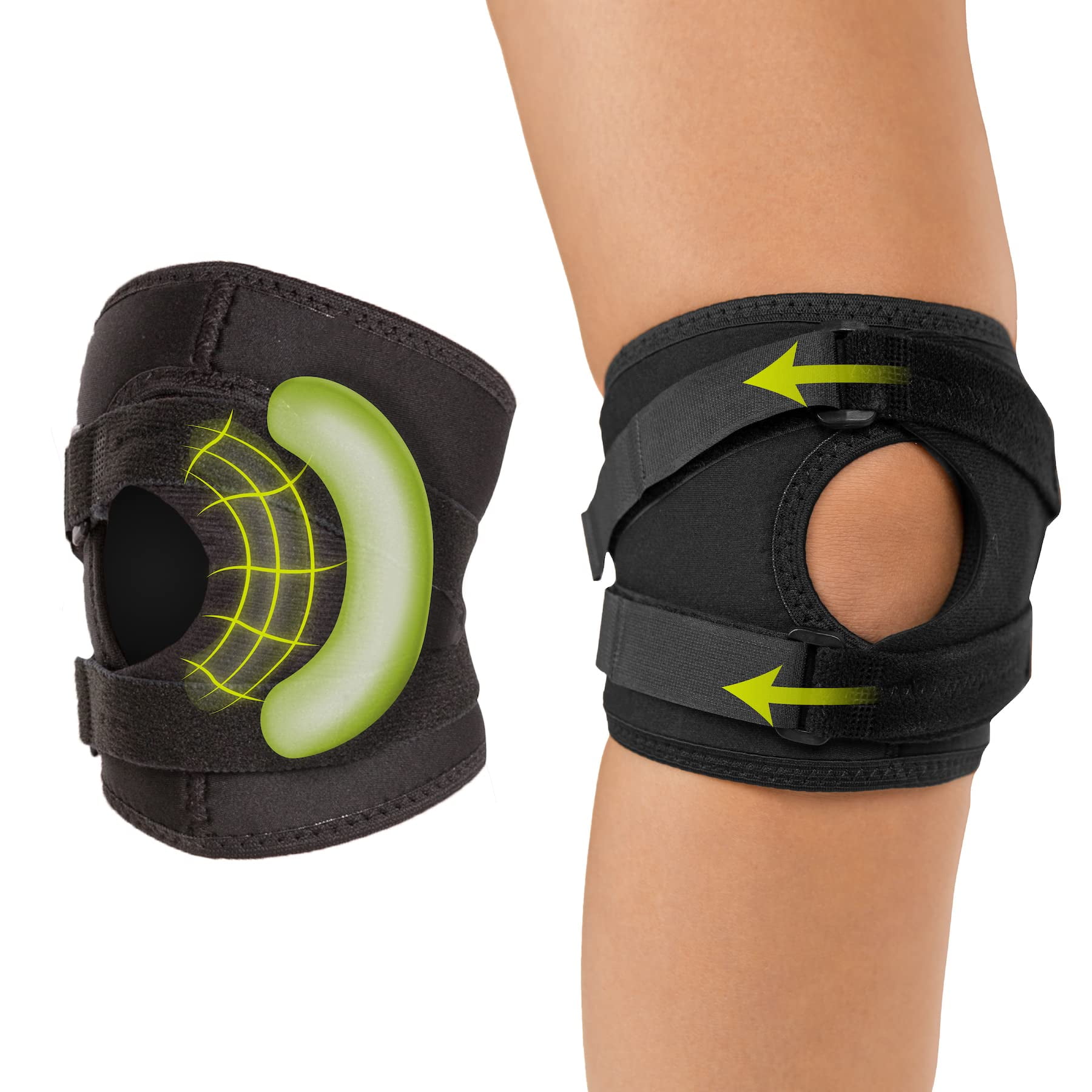 Patellar Tracking Knee Brace Running, Exercise, Basketball Support