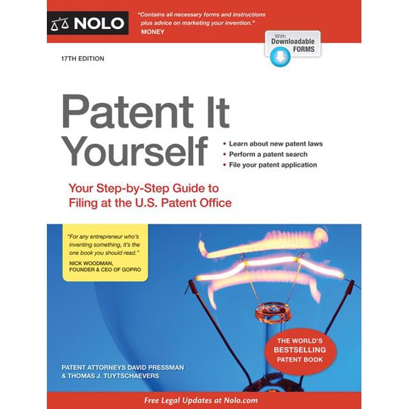 Pre-Owned Patent It Yourself: Your Step-By-Step Guide to Filing at the U.S. Patent Office (Paperback) by David Pressman, Thomas J Tuytschaevers