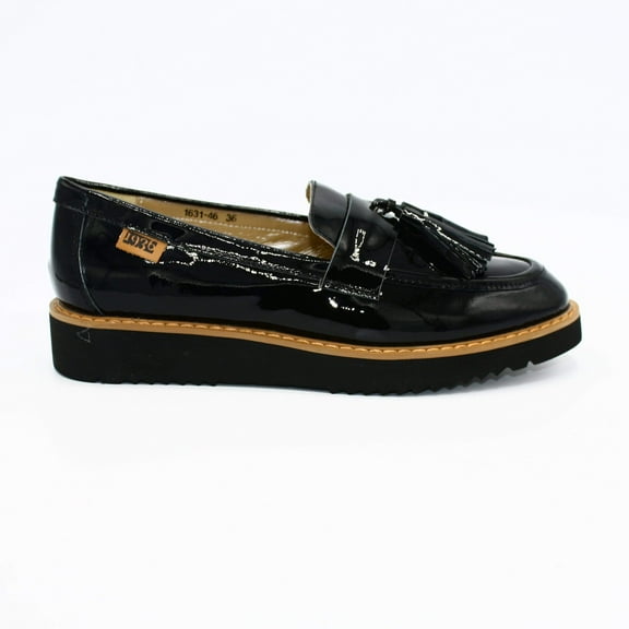 Patent Leather Loafer with Tassels - 1936 Boutique Style 1631-46