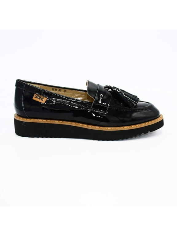 Patent Leather Loafer with Tassels - 1936 Boutique Style 1631-46