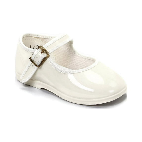 Patent Mary Janes Shoes Girls Infant and Toddler 1-10 Red,BLK,WHT,Pink,Beige NEW