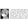 thumbnail image 1 of Patent Medicine Ad, 1889. /Namerican Newspaper Advertisement, 1889, For Ely'S Cream Balm, Promoted As A Cure For Colds, Allergies, Headaches, 1 of 1