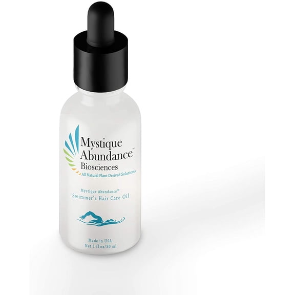 (Patent Pending) BEST Herbal Swimmer's Hair Care Oil, Pre-swim defense, Chlorine removal, Beach hair protection, aqua-guard, ultraswim, remove hair dryness, hair fall due to chemicals, sun, hard water