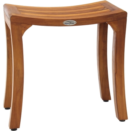 Patented 18" Asia Curve Teak Shower Bench