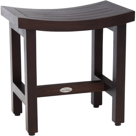 Patented 18" Sumba™ Lotus Mocha Teak Shower Bench