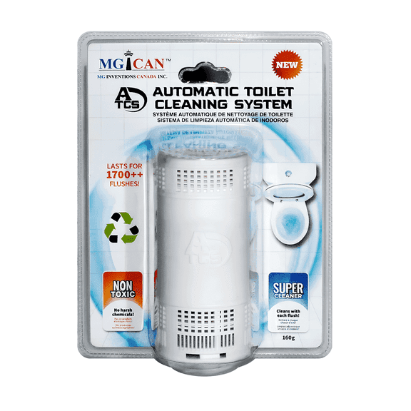 Patented Automatic Toilet Cleaning System(ATCS)| Recyclable & Long-Lasting In Tank Toilet Cleaner Bowl | Removes Stains | UL-Certified For Non-Toxic Environmental Friendly , 1 Pack