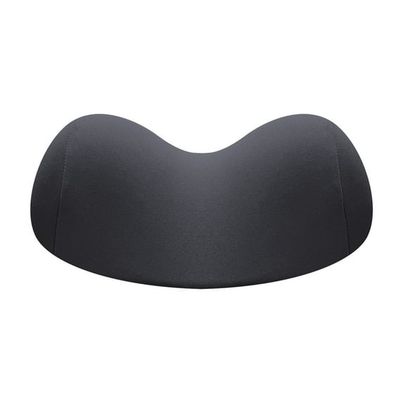 Patented Dual-Layer Cervical Neck Roll Pillow – Massage Nub Top + Firm Memory Foam Base, Ergonomic Support,Cooling Breathable Case – Relieves Neck Pain from Office, Travel & Poor Posture - Dark Gray