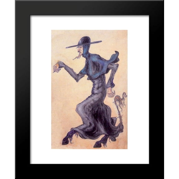 Pater-devil 20x24 Framed Art Print by Nicholas Roerich