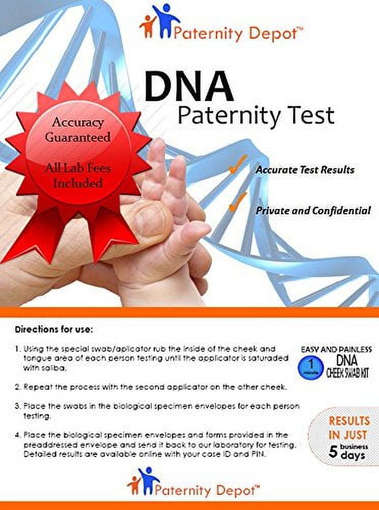 Paternity Depot Paternity Test Kit (ALL lab fees included