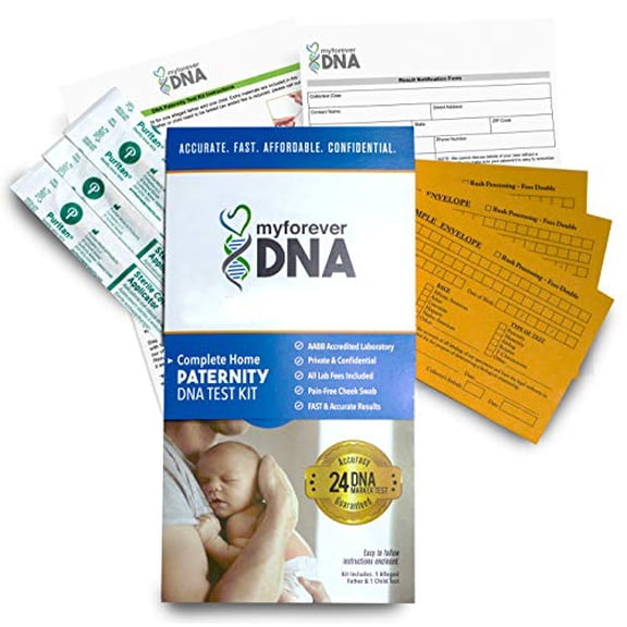 Paternity Home DNA Test Kit, Lab Fees & Shipping Included - My Forever DNA